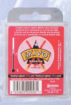 Lyžařský vosk SKIVO PA červený