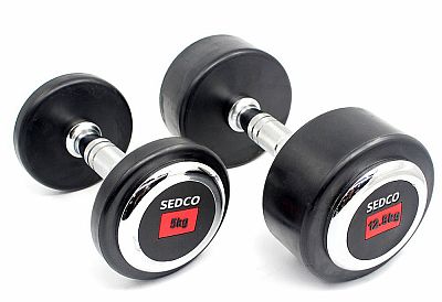 Jednoruční činka SEDCO pevná - STUDIO PROFI DELUXE