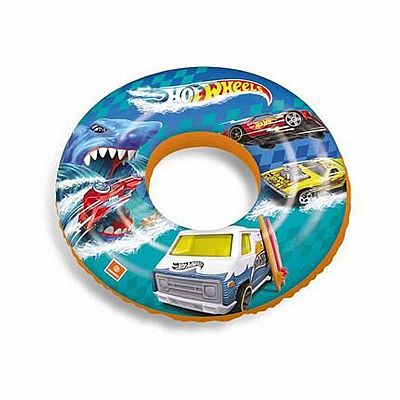 Nafukovací kruh MONDO s potiskem Hot Wheels 50 cm