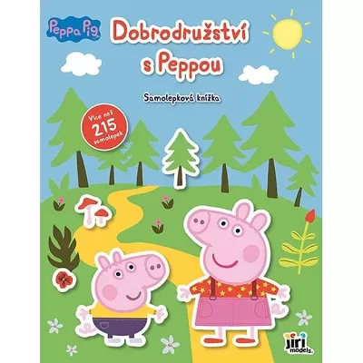 Velká samolepková knížka Dobrodružství s Prasátkem Pepinou