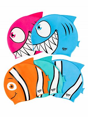 Dětská plavecká koupací čepice, NEMO, modrá