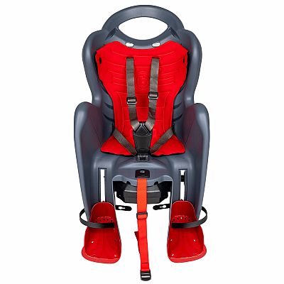 BELLELLI MR FOX Dětská sedačka na kolo EASY DREAM polohovatelná, šedá