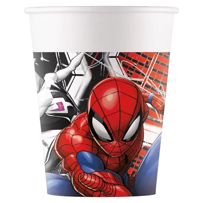 Papírové kelímky Spiderman - World of Web 8ks