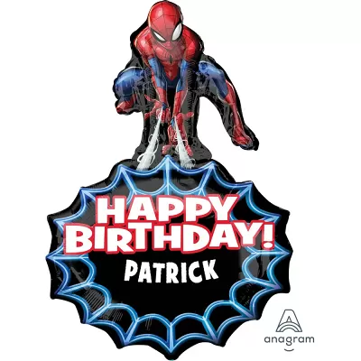 Foliový balonek Spiderman s písmenky 86cm
