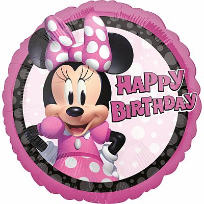 Fóliový balónek Kruh - Minnie HB 43cm