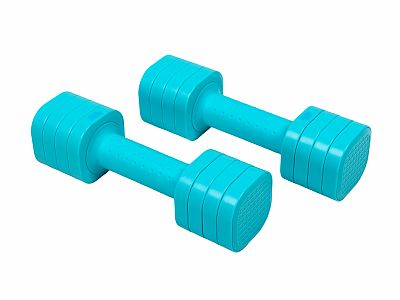 Acra nastavitelná činka LADY 0,9 - 2,26 kg, set 2 ks v balení, celkem 4,66 Kg