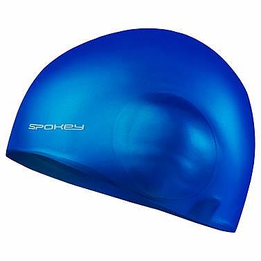 Spokey EARCAP Silikonová plavecká čepice, modrá