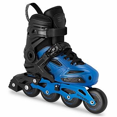 Spokey FREESPO JUNIOR Dětské kolečkové brusle, modré, vel. 27-30