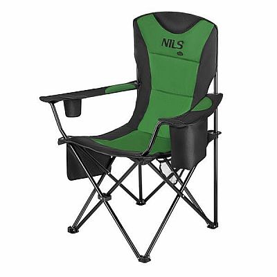Skládací kempingové křeslo NILS Camp NC3501 zelené