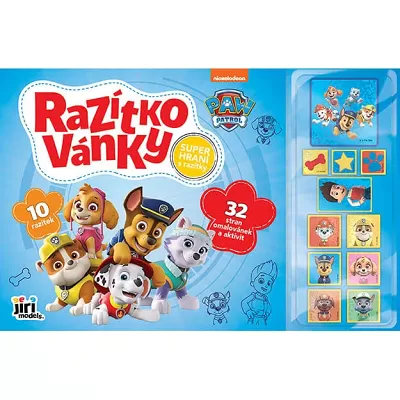 Razítkovánky - omalovánky s razítky Tlapková Patrola