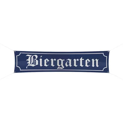 Závěsný banner Biergarten - Oktoberfest