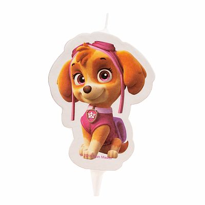 Dortová svíčka 2D - Tlapková patrola - Skye