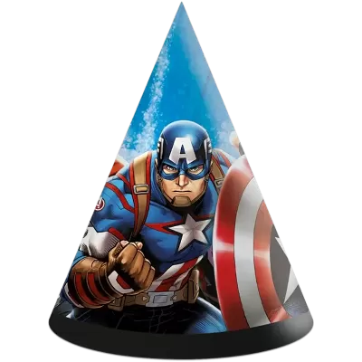 Papírové čepičky Avengers Evergreen 6ks