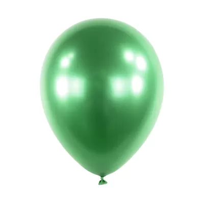Dekorační chromový balonek Zelený 30 cm