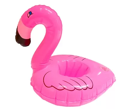 Nafukovací držák na nápoje Plameňák