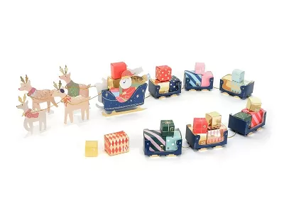 Adventní kalendář - Santovy saně