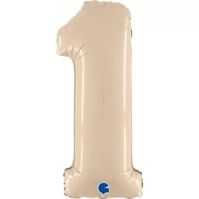 Číslice 1 krémová (66cm,26")