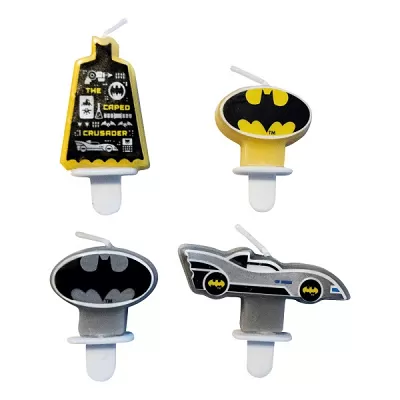 Dortové svíčky Batman - 4 ks