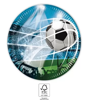 Papírové talíře - Fotbal 20cm