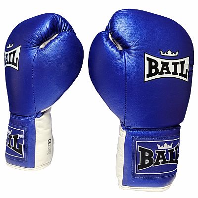 Boxerské rukavice BAIL PROFI METALIC 04, Kůže