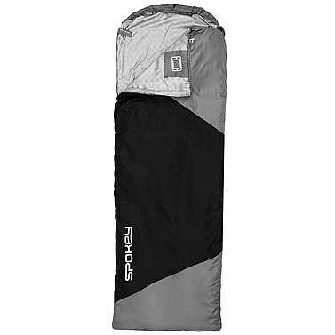Spokey ULTRALIGHT 600 Spací pytel, 7°C, černo-šedý