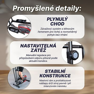 Magnetický eliptical Brother BE540