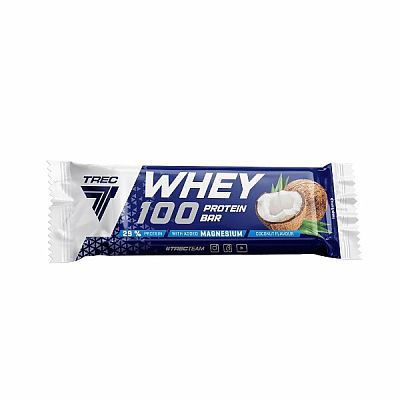 Trec Whey 100 proteinová tyčinka 40g s kokosovou příchutí