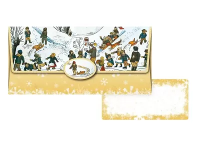 Obálka na peníze Ladovská zima