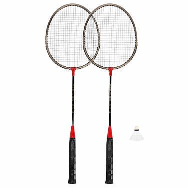 Spokey BADMNSET1 Sada na badminton - 2 rakety, košíček, obal