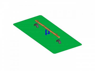 DHA01 - Vahadlová houpačka dvoumístná