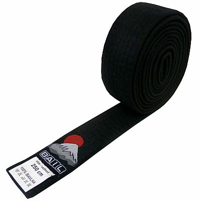 Karate pásek BAIL ČERNÝ, Bavlna