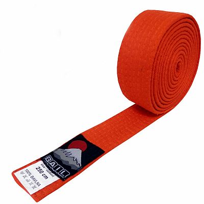 Karate pásek BAIL ORANŽOVÝ, Bavlna