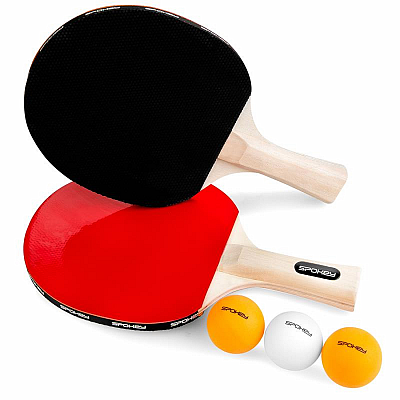 Spokey JOY SET * Pingpongová sada - 2 pálky, 3 míčky