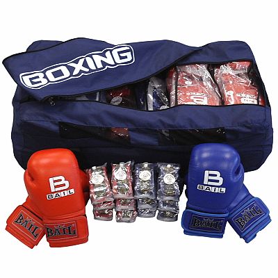 Boxerský set BAIL LEOPARD 12, Kůže