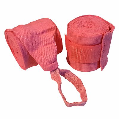 Bandáže na ruce, barva RŮŽOVÁ, polyester