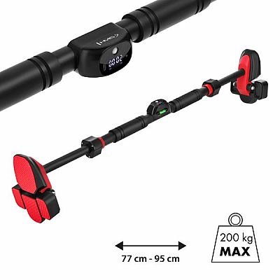 Hrazda do dveří s počítadlem a vodováhou HMS DD500