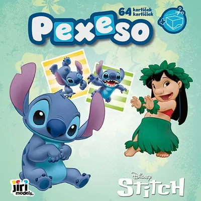 Pexeso v sešitu Lilo a Stitch
