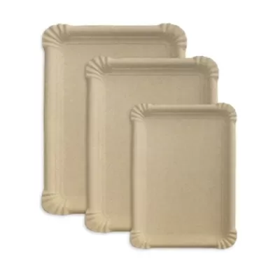 Papírový tácek KRAFT 13 x 20 cm - 100 ks