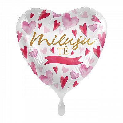 Dekorační balonky Tmavě růžové 13 cm - 100 ks - D07