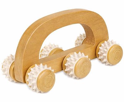 Masážní lunochod dřevěný - vozítko