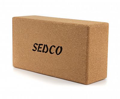 Kostka Sedco Yoga brick - Cork Wood