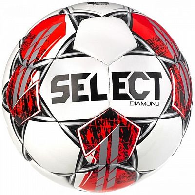 Fotbalový míč Select FB Diamond bílo červená velikost 4