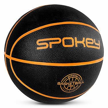Spokey CROSS Basketbalový míč, vel. 7, černý