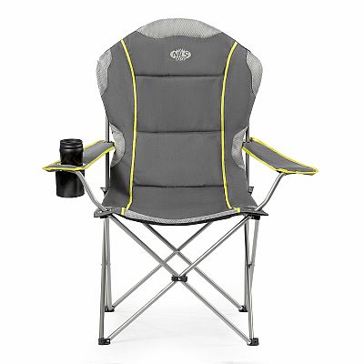 Skládací křeslo NILS Camp NC3080, šedé