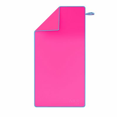 Ručník z mikrovlákna NILS aqua NAR11 růžový/modrý