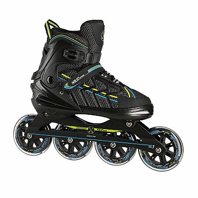 Kolečkové brusle NILS Extreme NA1128 černo-zelené