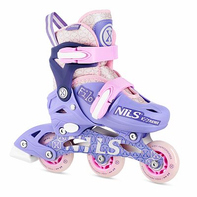 Kolečkové brusle NILS Extreme NA13102 fialové