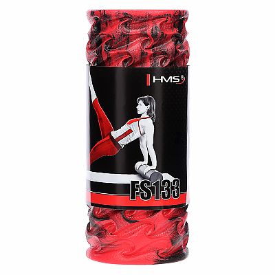 Fitness válec HMS FS133 33 cm, červený