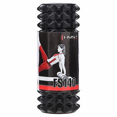Fitness válec HMS FS140 33 cm, černý