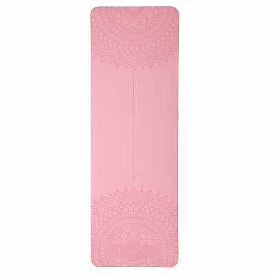 Podložka na jógu HMS YM10 světle růžová